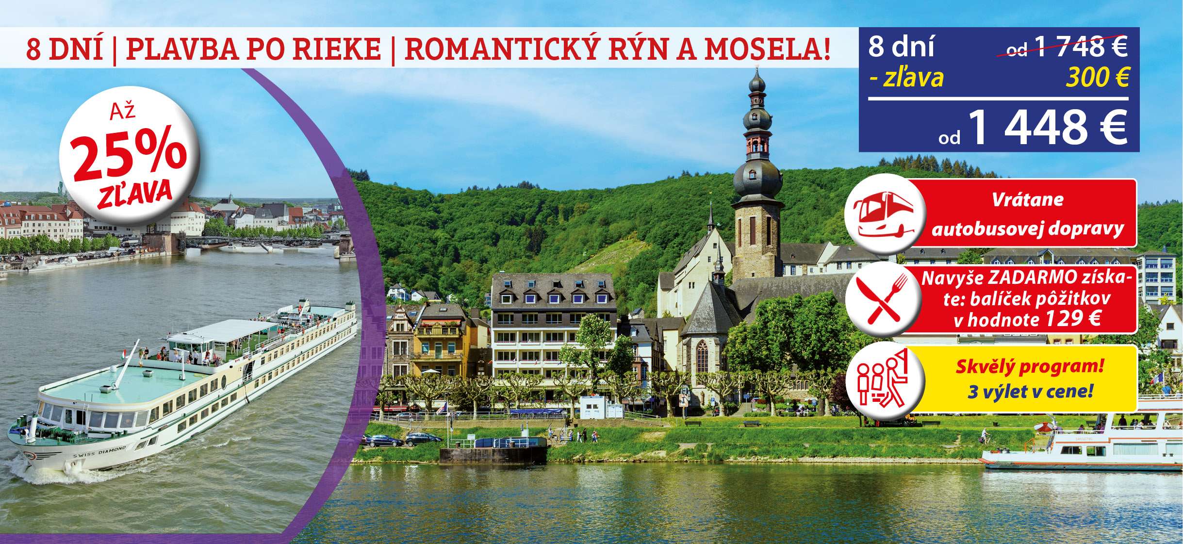 2025 Romantický Rýn a Mosela